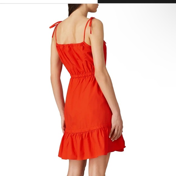 Chinti & Parker Red Tie Waist Dress Size US 6 - Picture 2 of 9